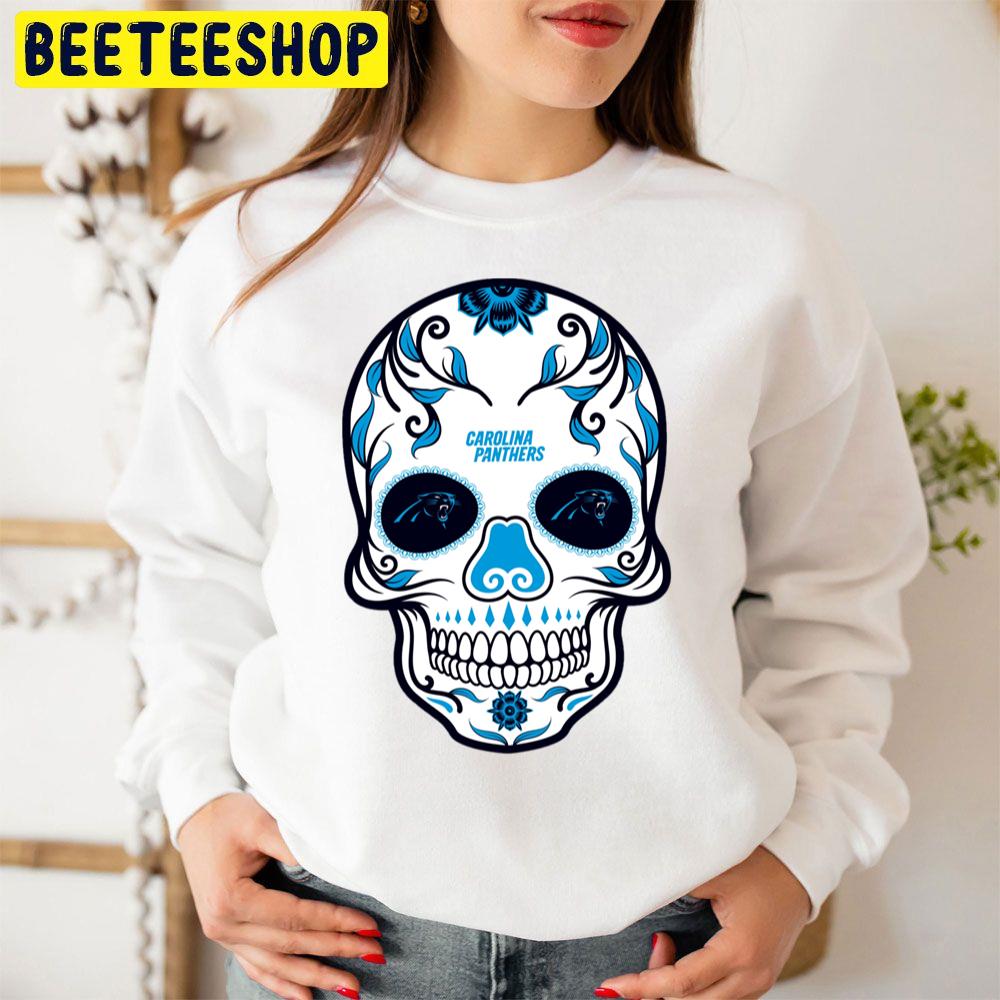 Carolina Panthers Skull Art Trending Unisex Sweatshirt Carolina Panthers Skull Art Trending Unisex Sweatshirt