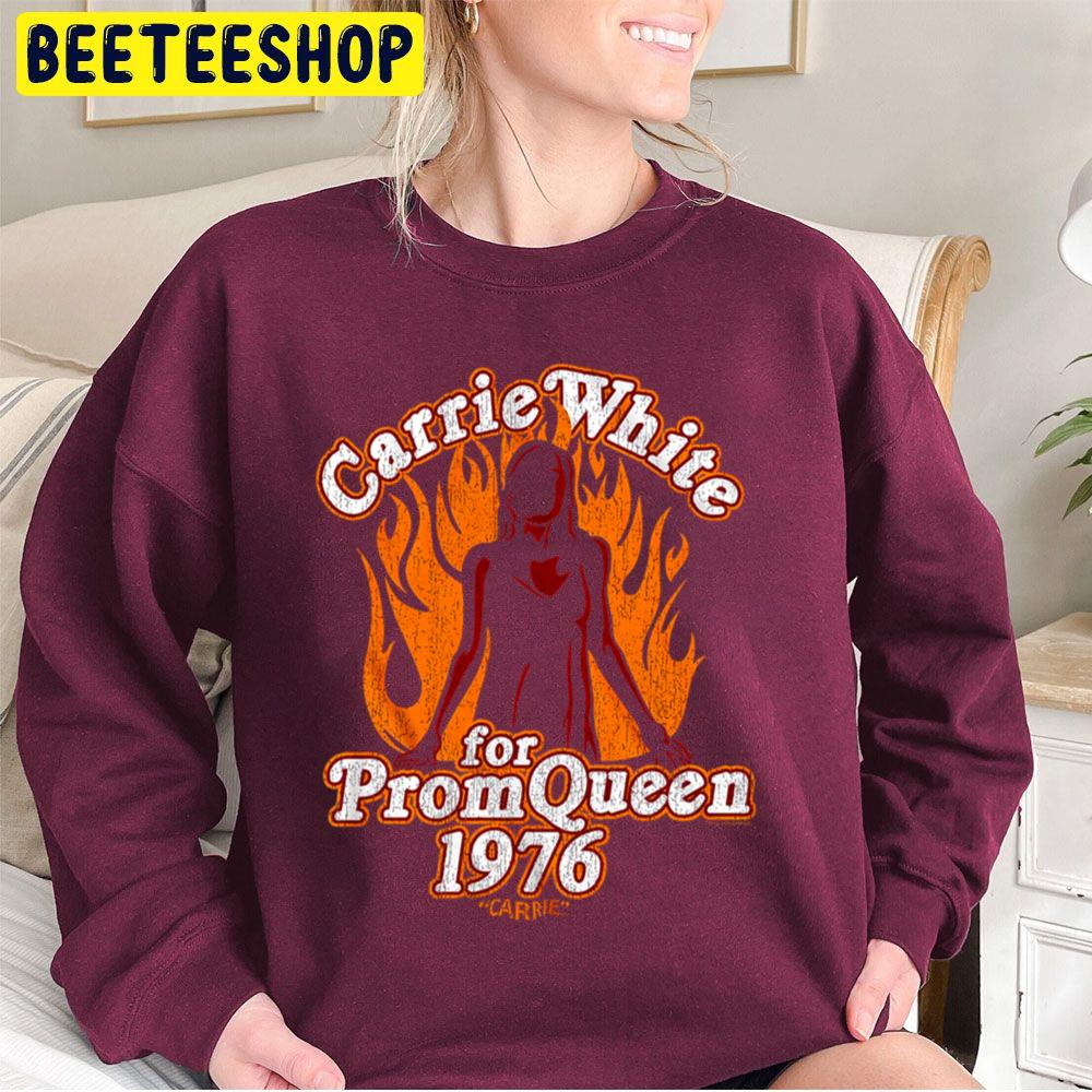 Carrie White For Prom Queen 1976 Carrie Halloween Trending Unisex Sweatshirt Carrie White For Prom Queen 1976 Carrie Halloween Trending Unisex Sweatshirt