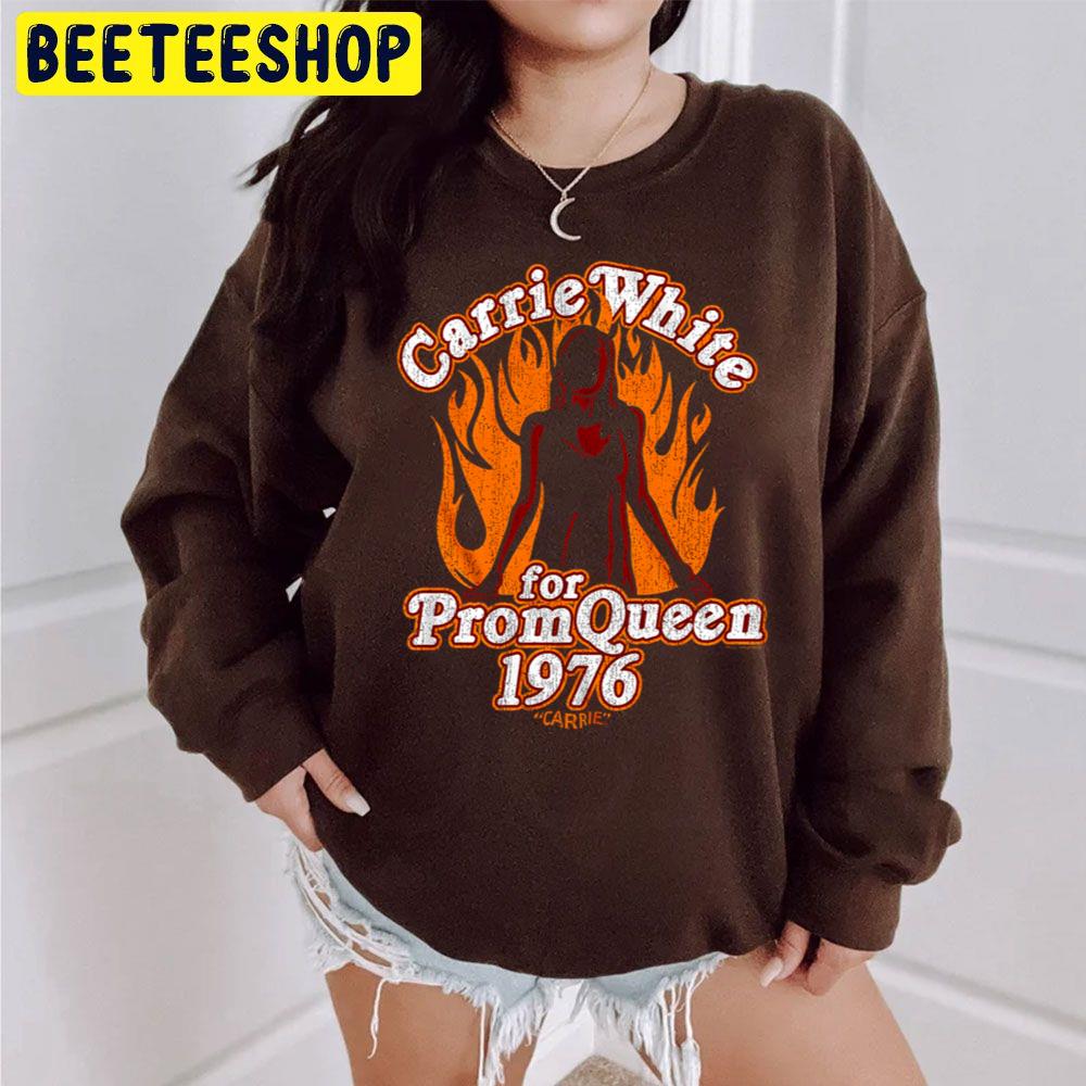 Carrie White For Prom Queen 1976 Carrie Halloween Trending Unisex Sweatshirt Carrie White For Prom Queen 1976 Carrie Halloween Trending Unisex Sweatshirt