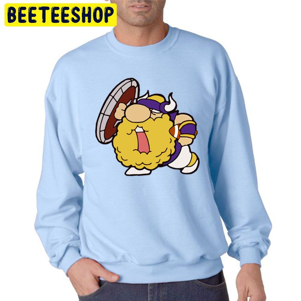 Cartoon Art Minnesota Vikings Football Trending Unisex Sweatshirt Cartoon Art Minnesota Vikings Football Trending Unisex Sweatshirt