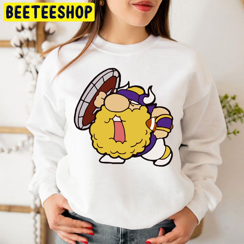Cartoon Art Minnesota Vikings Football Trending Unisex Sweatshirt Cartoon Art Minnesota Vikings Football Trending Unisex Sweatshirt