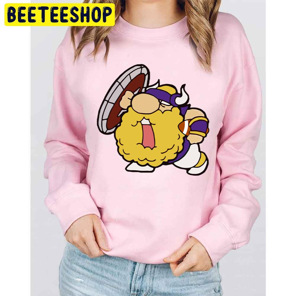 Cartoon Art Minnesota Vikings Football Trending Unisex Sweatshirt Cartoon Art Minnesota Vikings Football Trending Unisex Sweatshirt