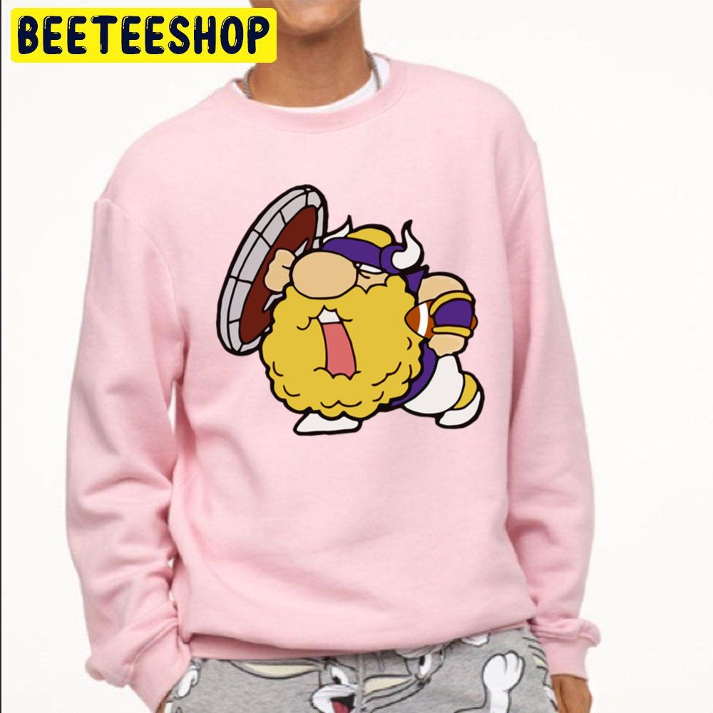 Cartoon Art Minnesota Vikings Football Trending Unisex Sweatshirt Cartoon Art Minnesota Vikings Football Trending Unisex Sweatshirt