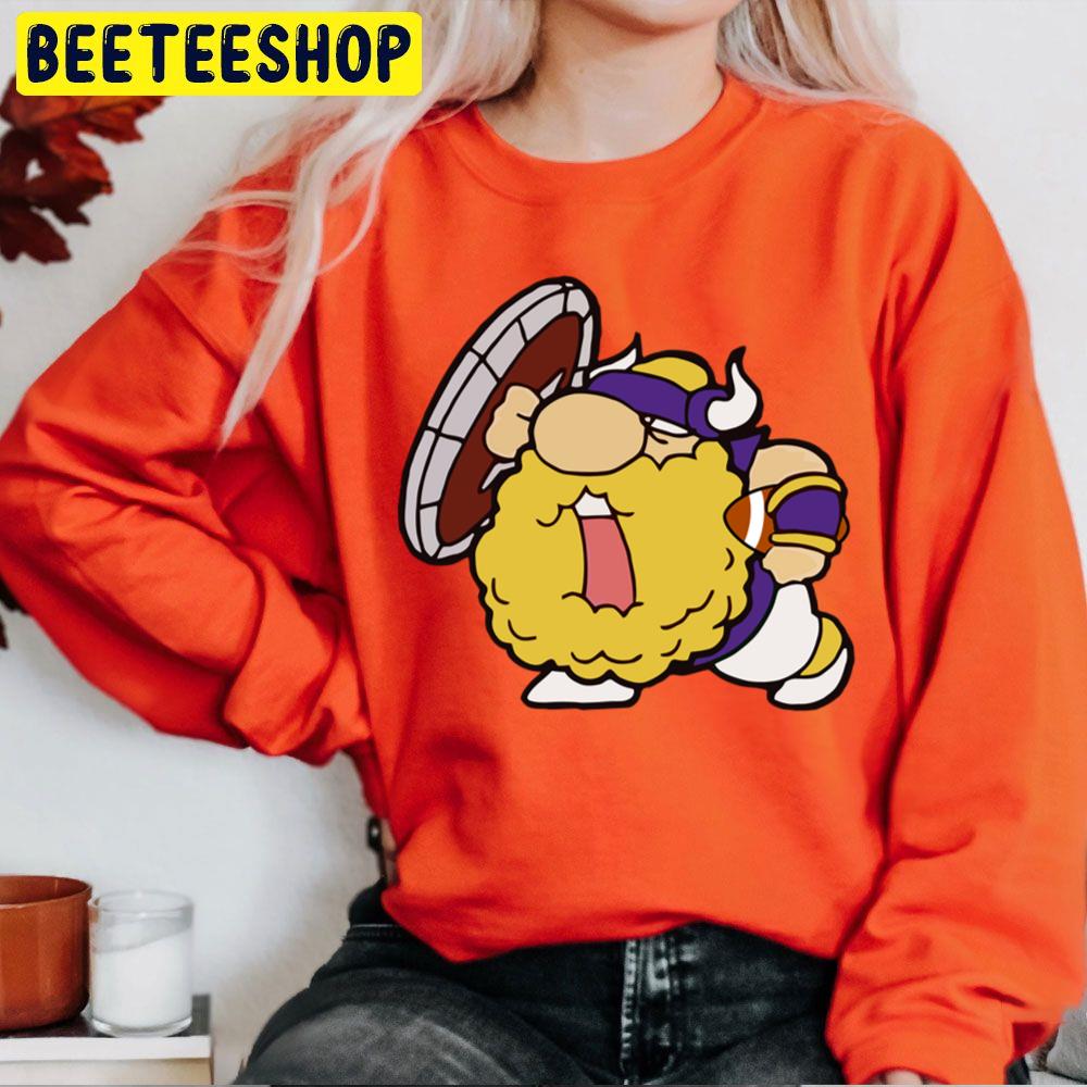 Cartoon Art Minnesota Vikings Football Trending Unisex Sweatshirt Cartoon Art Minnesota Vikings Football Trending Unisex Sweatshirt
