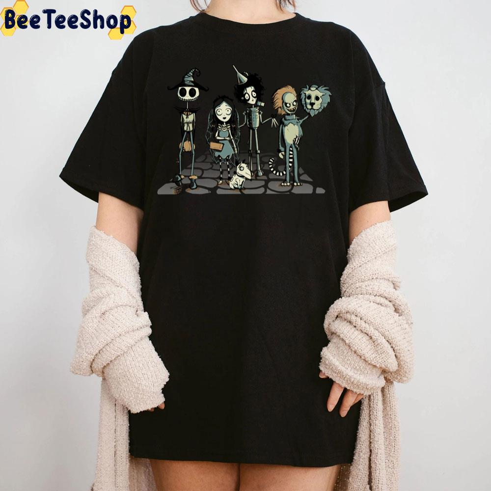 Cartoon Burtons Of Oz Halloween Unisex Sweatshirt Cartoon Burtons Of Oz Halloween Unisex Sweatshirt