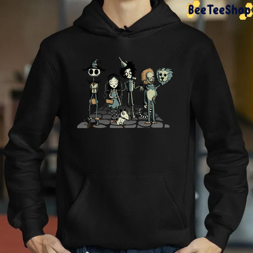Cartoon Burtons Of Oz Halloween Unisex Sweatshirt Cartoon Burtons Of Oz Halloween Unisex Sweatshirt