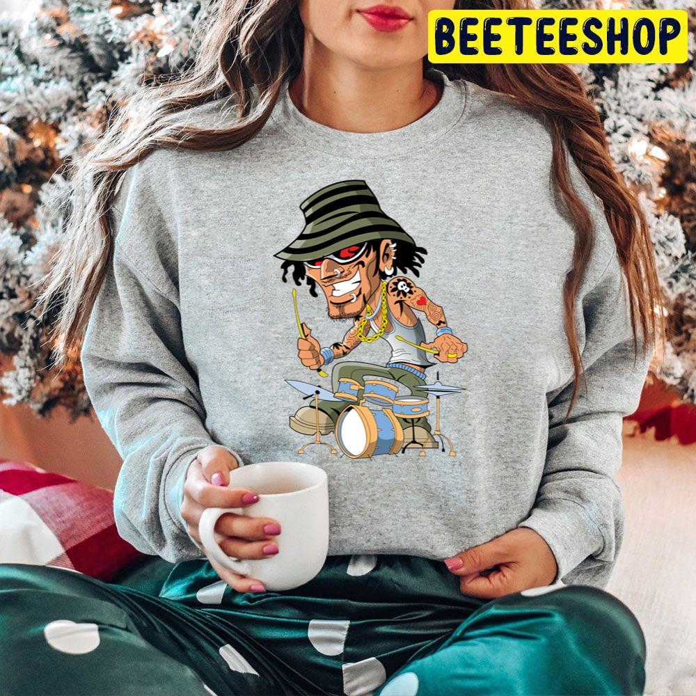 Cartoon Drummerart Trending Unisex Hoodie Cartoon Drummerart Trending Unisex Hoodie