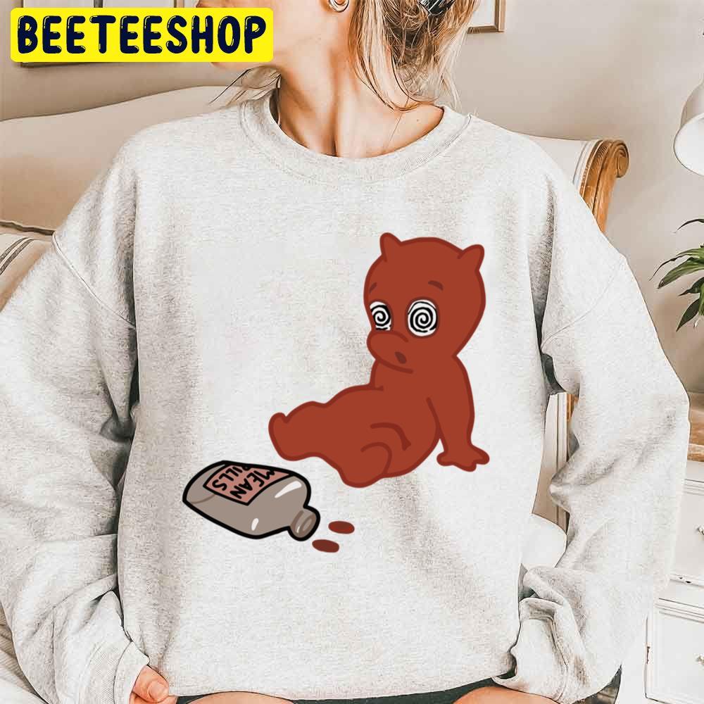 Casper The Ghost Mean Pills Halloween Unisex Sweatshirt Casper The Ghost Mean Pills Halloween Unisex Sweatshirt
