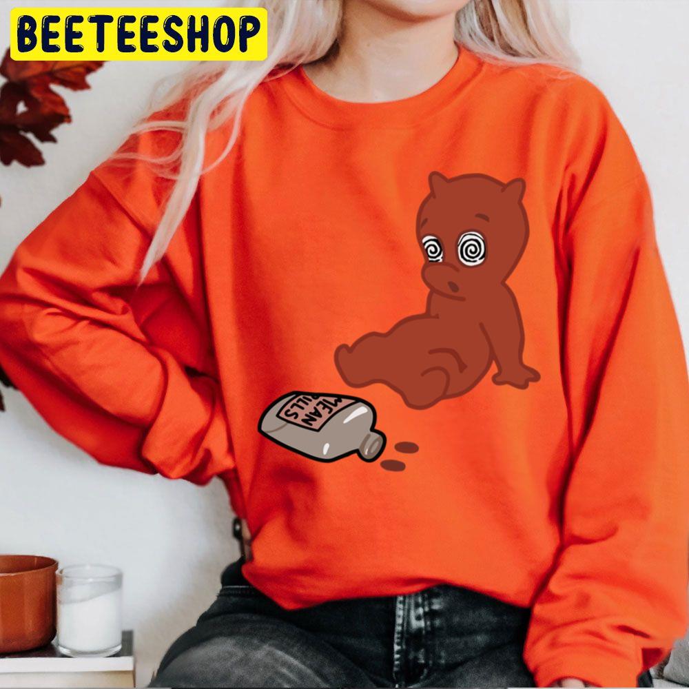 Casper The Ghost Mean Pills Halloween Unisex Sweatshirt Casper The Ghost Mean Pills Halloween Unisex Sweatshirt