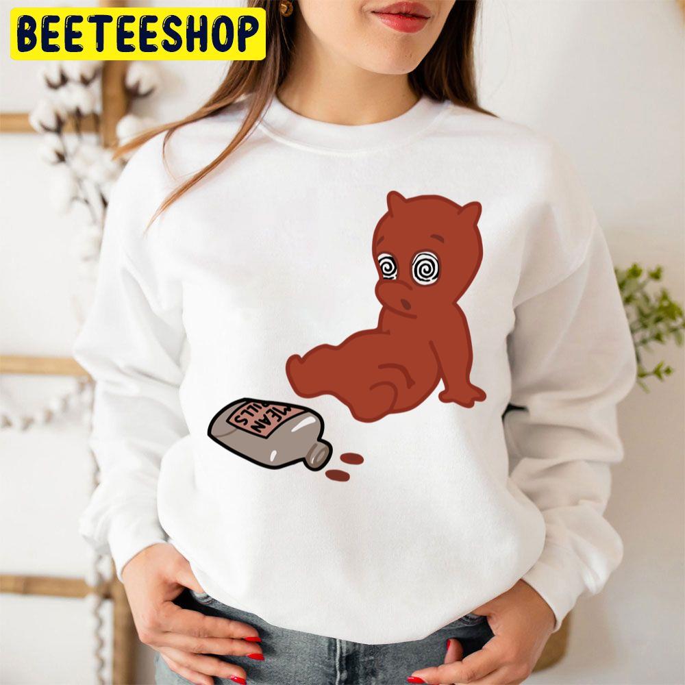 Casper The Ghost Mean Pills Halloween Unisex Sweatshirt Casper The Ghost Mean Pills Halloween Unisex Sweatshirt