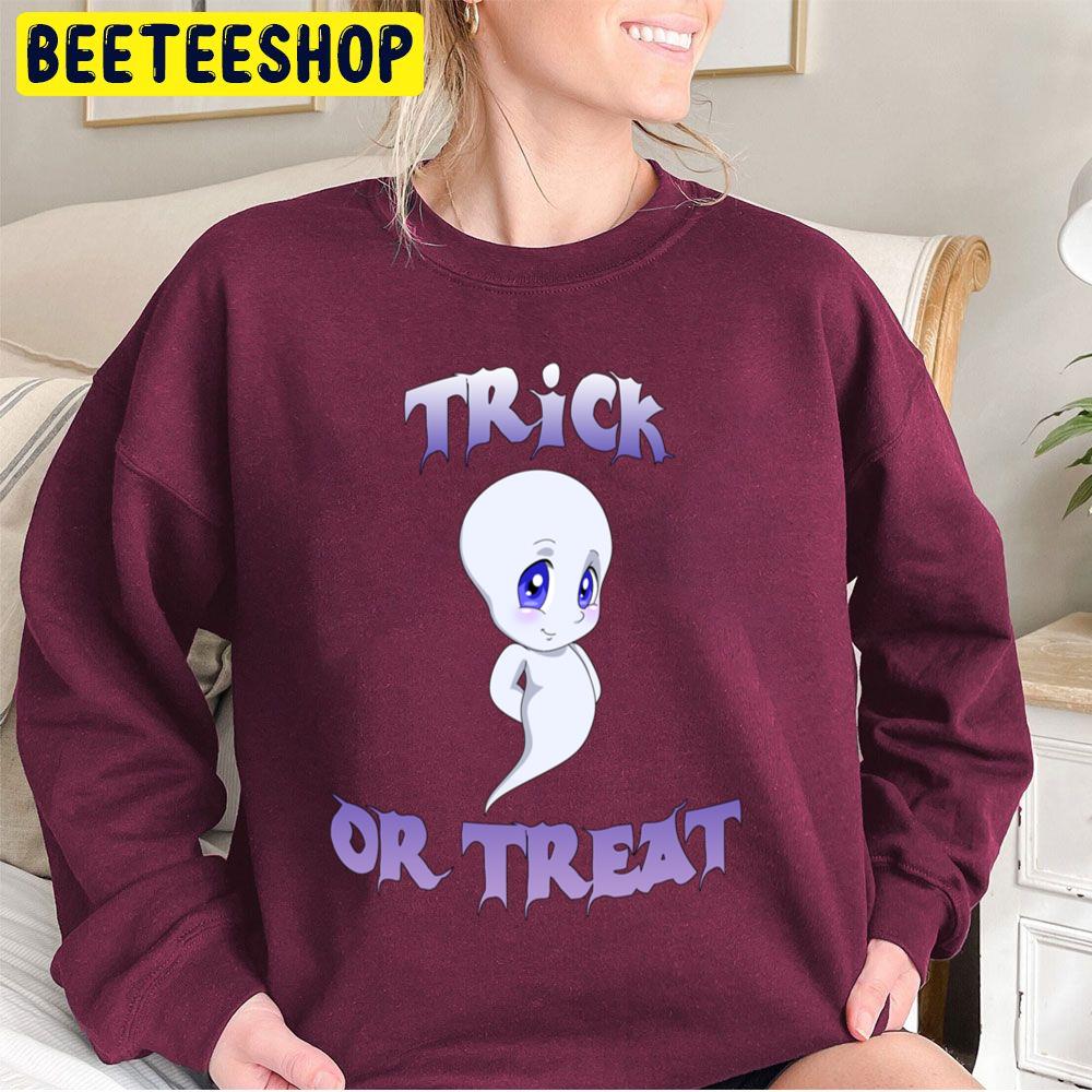 Casper Trick Or Treat Halloween Unisex Sweatshirt Casper Trick Or Treat Halloween Unisex Sweatshirt
