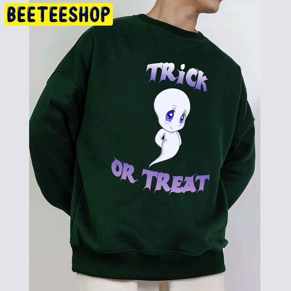 Casper Trick Or Treat Halloween Unisex Sweatshirt Casper Trick Or Treat Halloween Unisex Sweatshirt