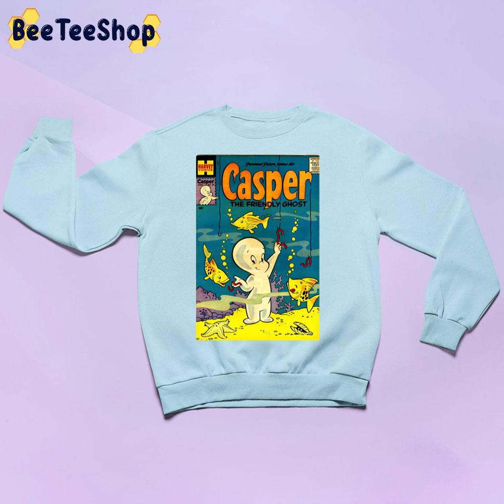 Casper Under The Sea Vintage Comic Unisex Sweatshirt Casper Under The Sea Vintage Comic Unisex Sweatshirt