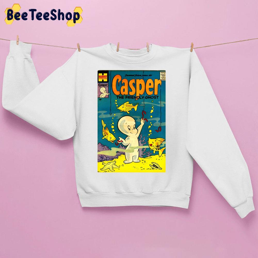 Casper Under The Sea Vintage Comic Unisex Sweatshirt Casper Under The Sea Vintage Comic Unisex Sweatshirt
