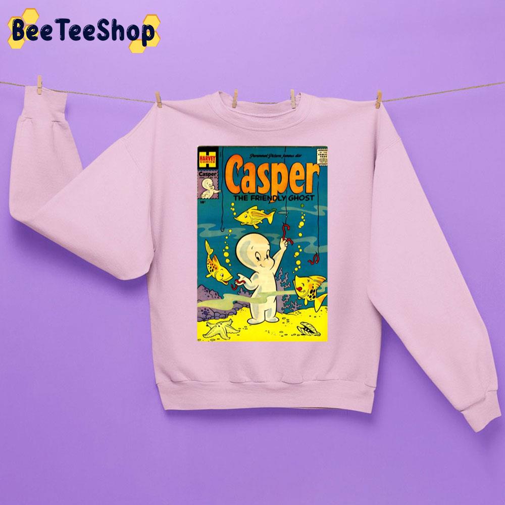 Casper Under The Sea Vintage Comic Unisex Sweatshirt Casper Under The Sea Vintage Comic Unisex Sweatshirt