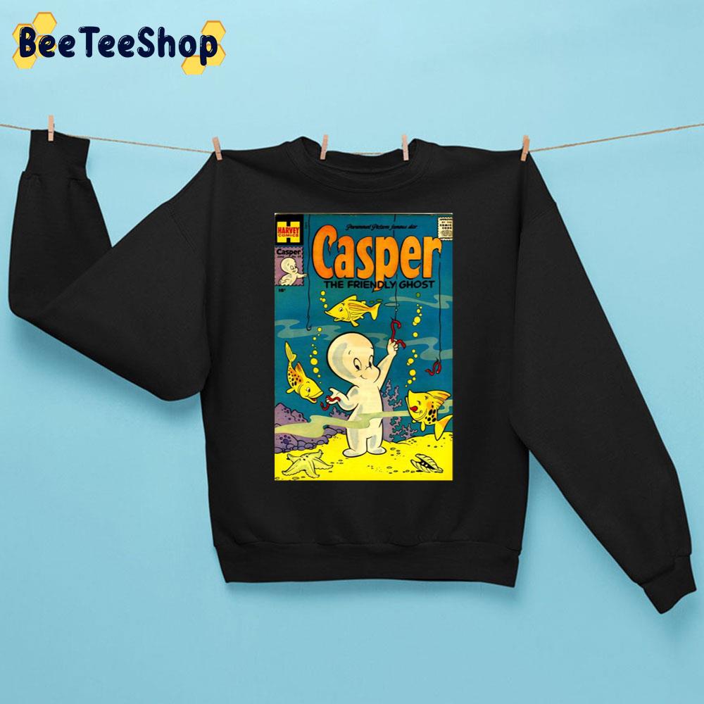 Casper Under The Sea Vintage Comic Unisex Sweatshirt Casper Under The Sea Vintage Comic Unisex Sweatshirt