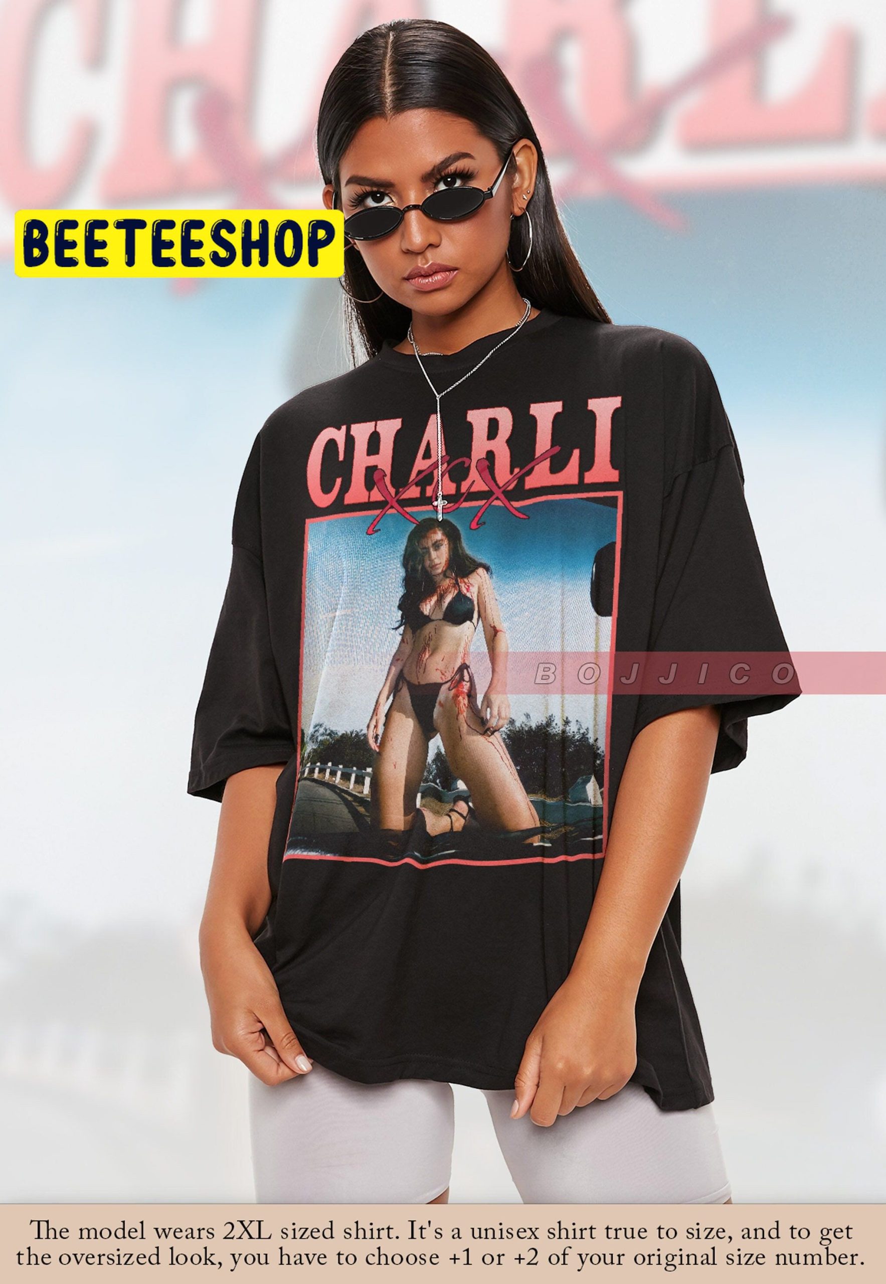 Charli Xcx Vintage Homage Trending Unisex T-Shirt Charli Xcx Vintage Homage Trending Unisex T-Shirt