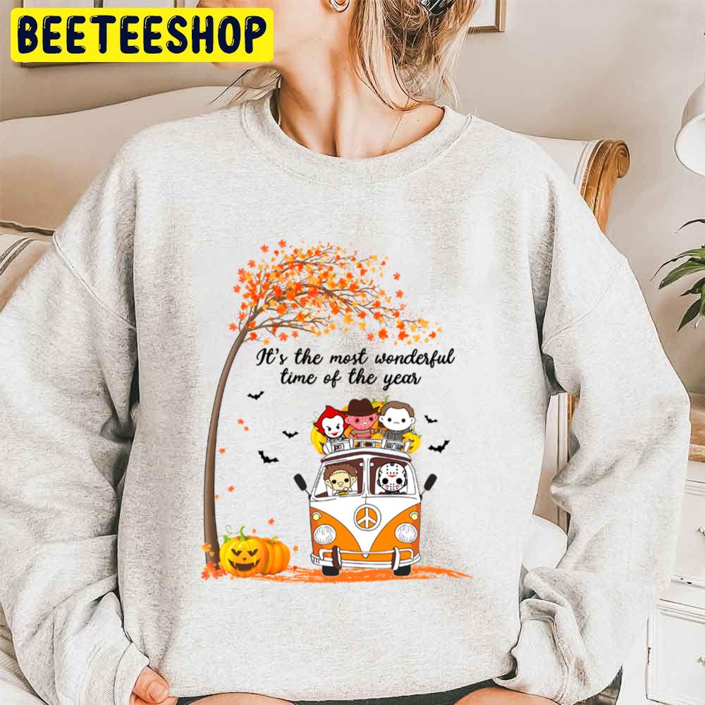 Chibi Horror Killer It's The Most Wonderful Time Of The Year Unisex Sweatshirt Chibi Horror Killer It's The Most Wonderful Time Of The Year Unisex Sweatshirt