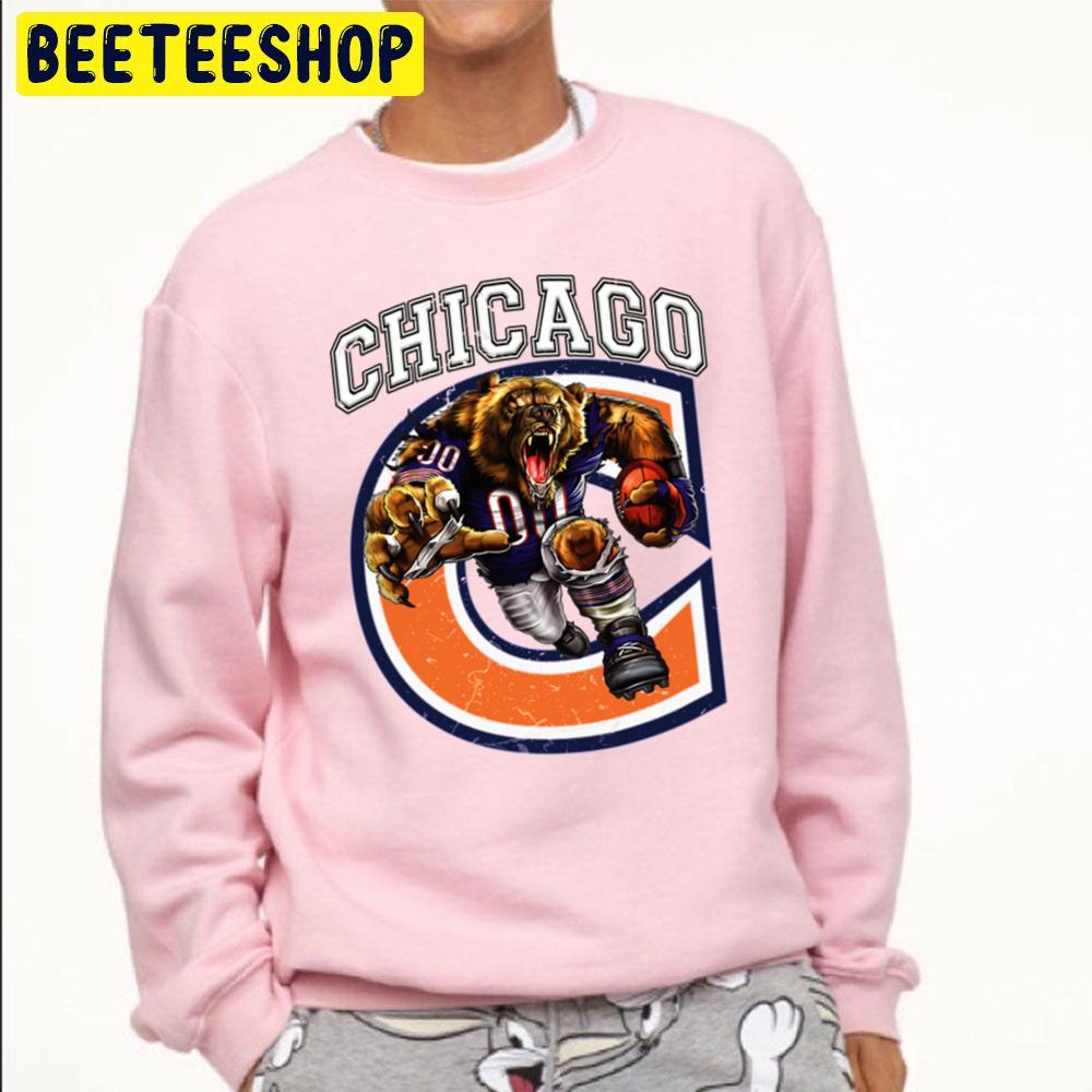 Chicago Bears Football Logo Art Trending Unisex Sweatshirt Chicago Bears Football Logo Art Trending Unisex Sweatshirt