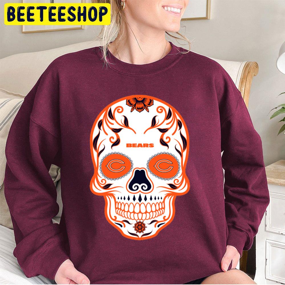 Chicago Bears Football Skul Art Trending Unisex Sweatshirt Chicago Bears Football Skul Art Trending Unisex Sweatshirt
