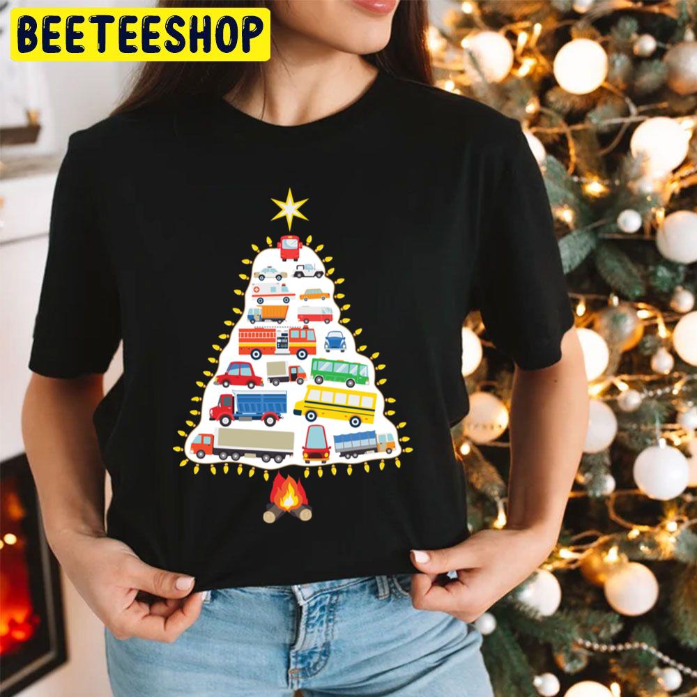 Christmas Car Tree Trending Unisex Hoodie Christmas Car Tree Trending Unisex Hoodie