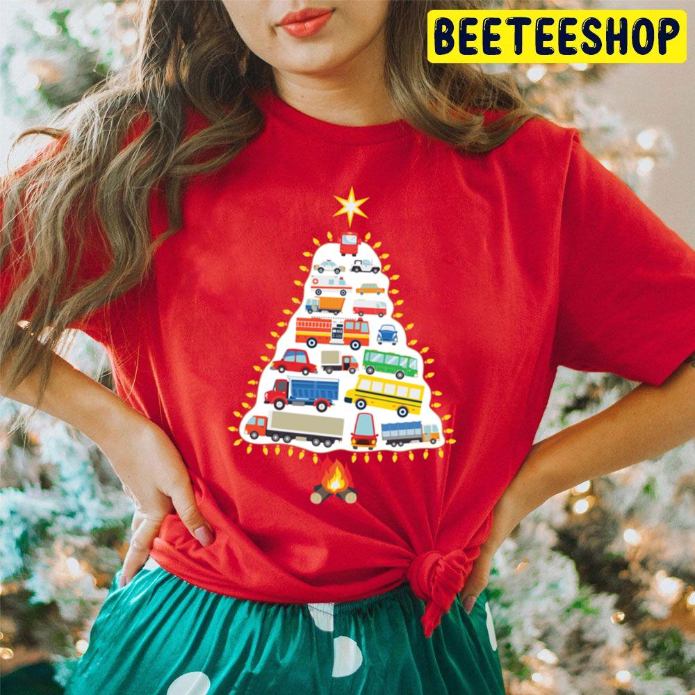 Christmas Car Tree Trending Unisex Hoodie Christmas Car Tree Trending Unisex Hoodie