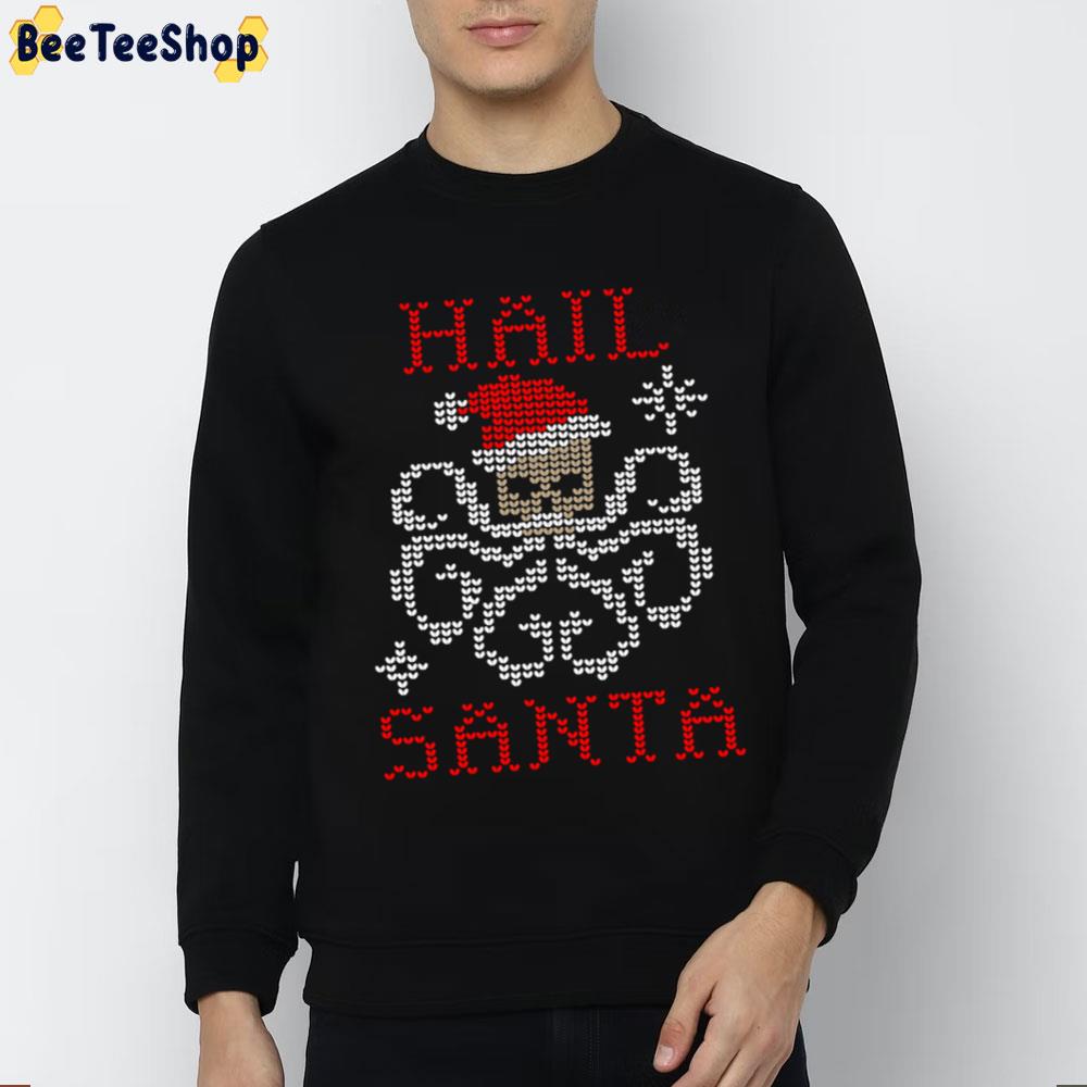 Christmas Hail Santa Octopus Trending Unisex Sweatshirt Christmas Hail Santa Octopus Trending Unisex Sweatshirt
