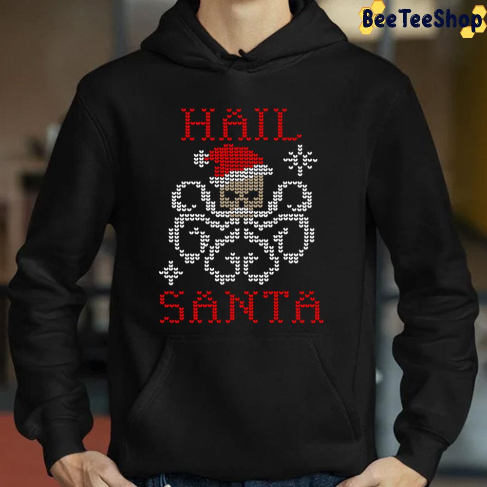Christmas Hail Santa Octopus Trending Unisex Sweatshirt Christmas Hail Santa Octopus Trending Unisex Sweatshirt