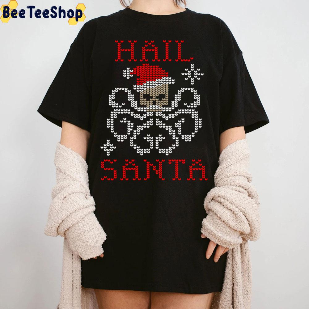 Christmas Hail Santa Octopus Trending Unisex Sweatshirt Christmas Hail Santa Octopus Trending Unisex Sweatshirt