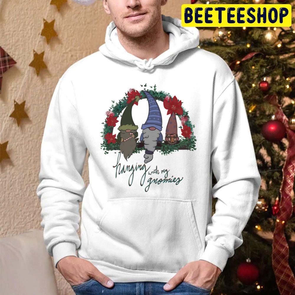 Christmas Hanging With My Gnomies Trending Unisex Hoodie Christmas Hanging With My Gnomies Trending Unisex Hoodie