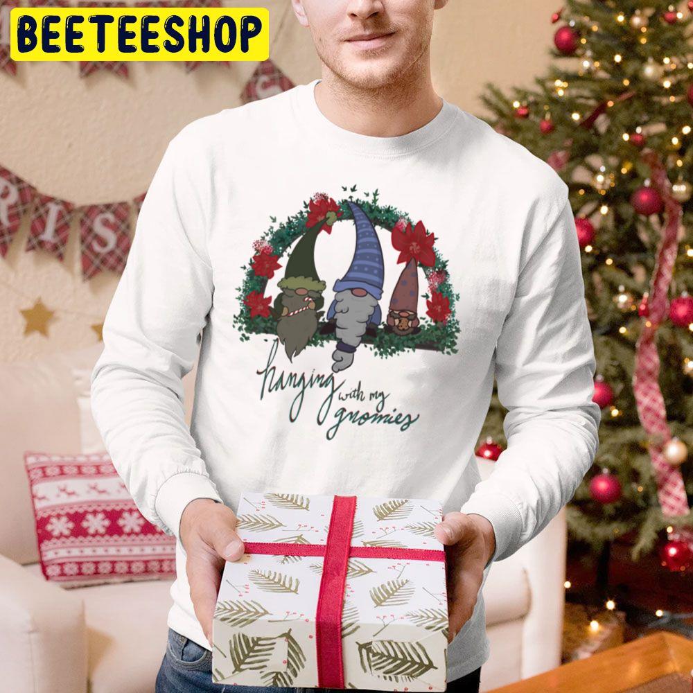 Christmas Hanging With My Gnomies Trending Unisex Hoodie Christmas Hanging With My Gnomies Trending Unisex Hoodie