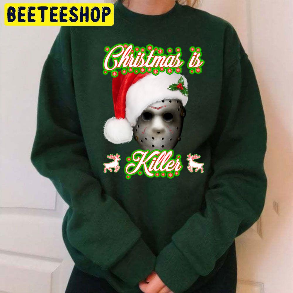 Christmas Is Killer Jason Mask Trending Unisex Sweatshirt Christmas Is Killer Jason Mask Trending Unisex Sweatshirt