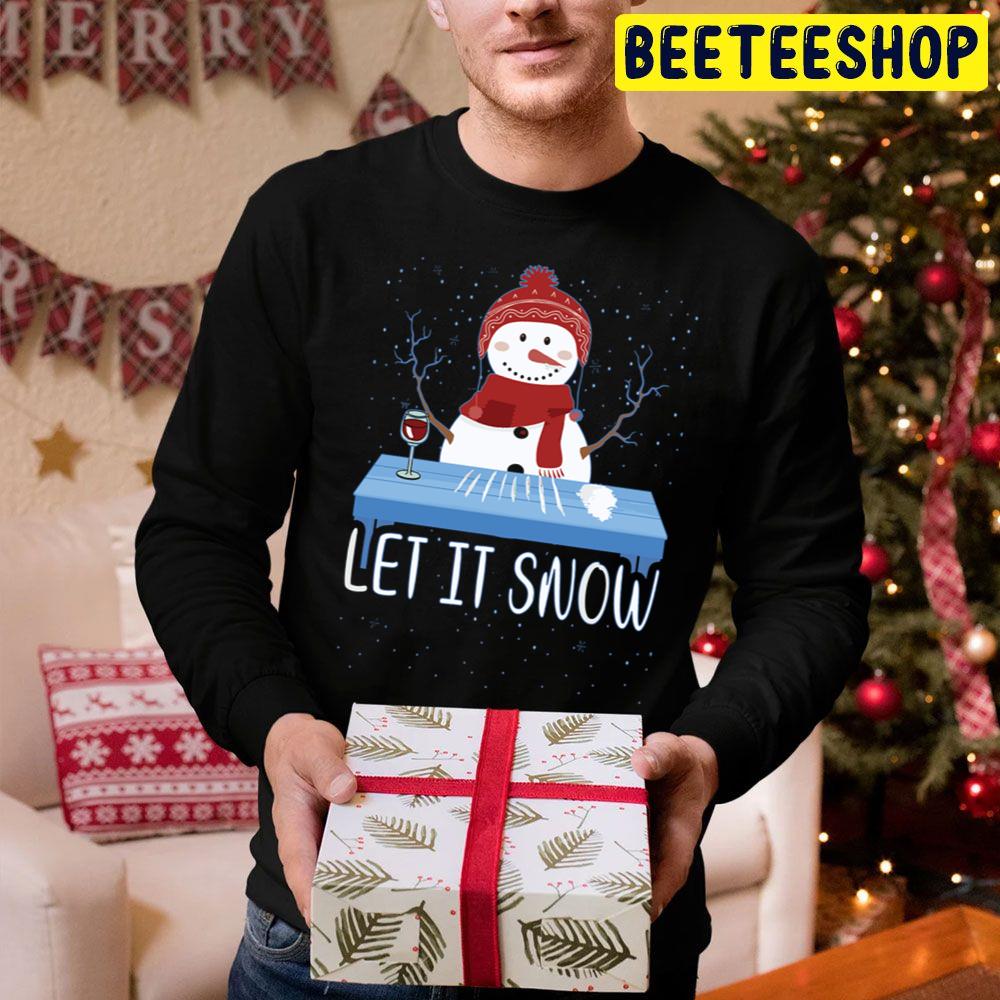 Christmas Let It Snow Snowman Trending Unisex Hoodie Christmas Let It Snow Snowman Trending Unisex Hoodie