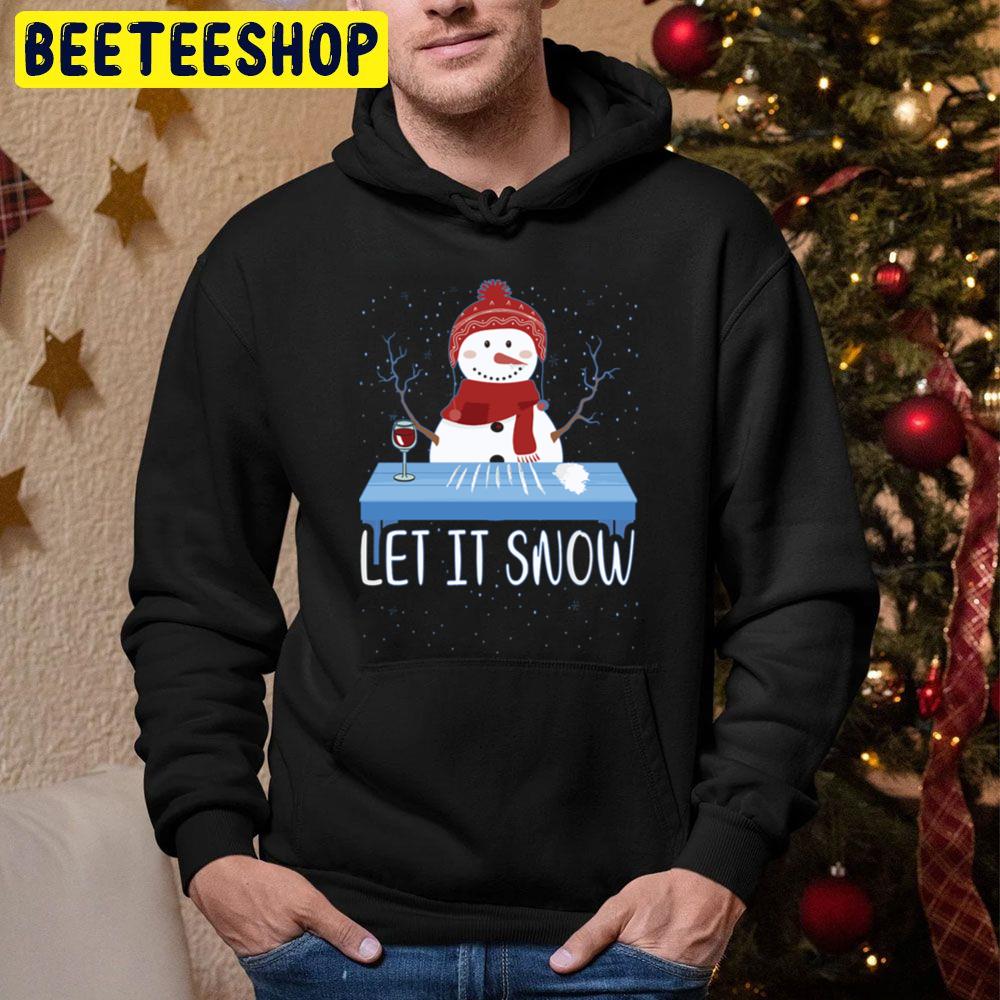Christmas Let It Snow Snowman Trending Unisex Hoodie Christmas Let It Snow Snowman Trending Unisex Hoodie