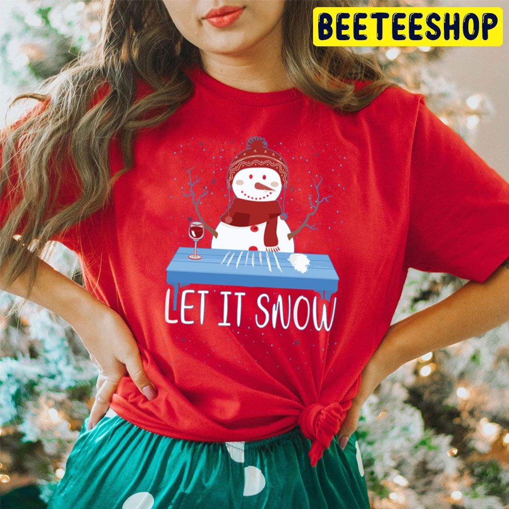 Christmas Let It Snow Snowman Trending Unisex Hoodie Christmas Let It Snow Snowman Trending Unisex Hoodie