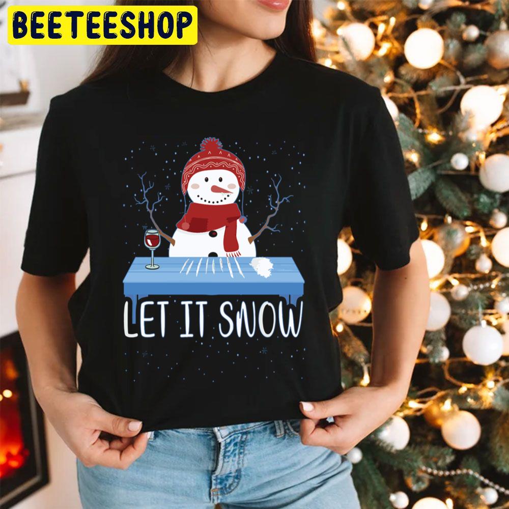 Christmas Let It Snow Snowman Trending Unisex Hoodie Christmas Let It Snow Snowman Trending Unisex Hoodie