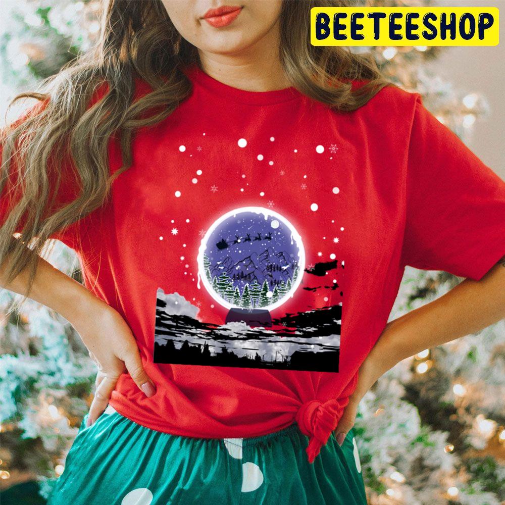 Christmas Tree In A Snow Globe Trending Unisex Hoodie Christmas Tree In A Snow Globe Trending Unisex Hoodie