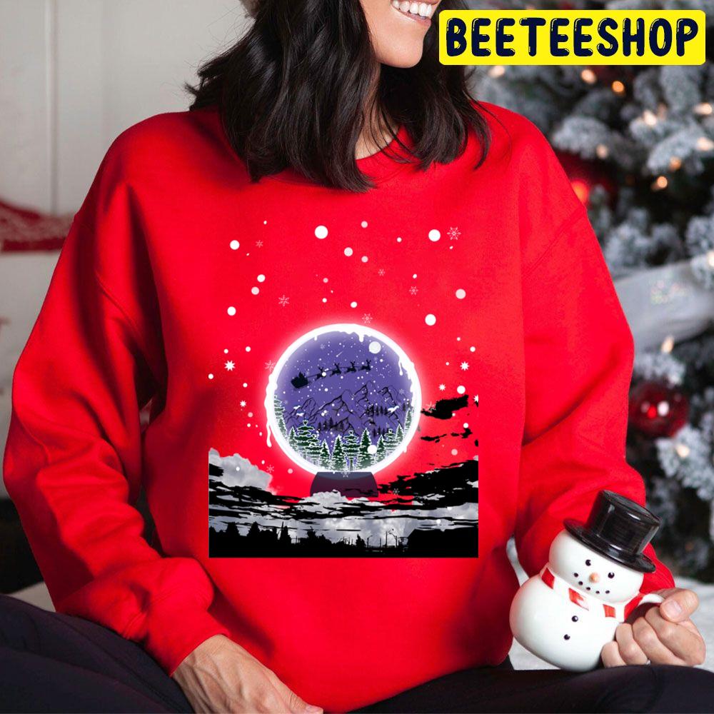 Christmas Tree In A Snow Globe Trending Unisex Hoodie Christmas Tree In A Snow Globe Trending Unisex Hoodie