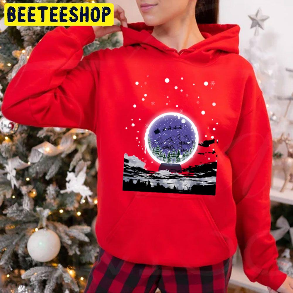 Christmas Tree In A Snow Globe Trending Unisex Hoodie Christmas Tree In A Snow Globe Trending Unisex Hoodie