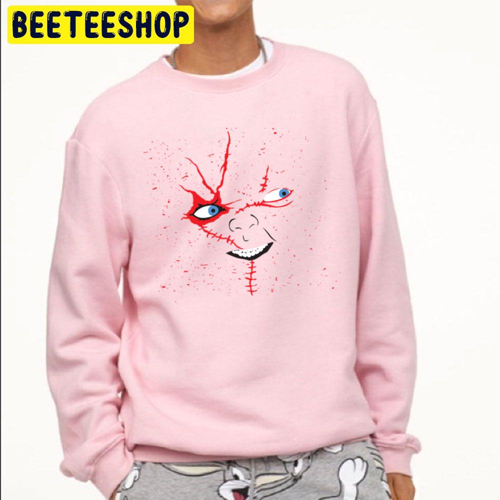 Chucky Sacry Face Halloween Trending Unisex Sweatshirt Chucky Sacry Face Halloween Trending Unisex Sweatshirt