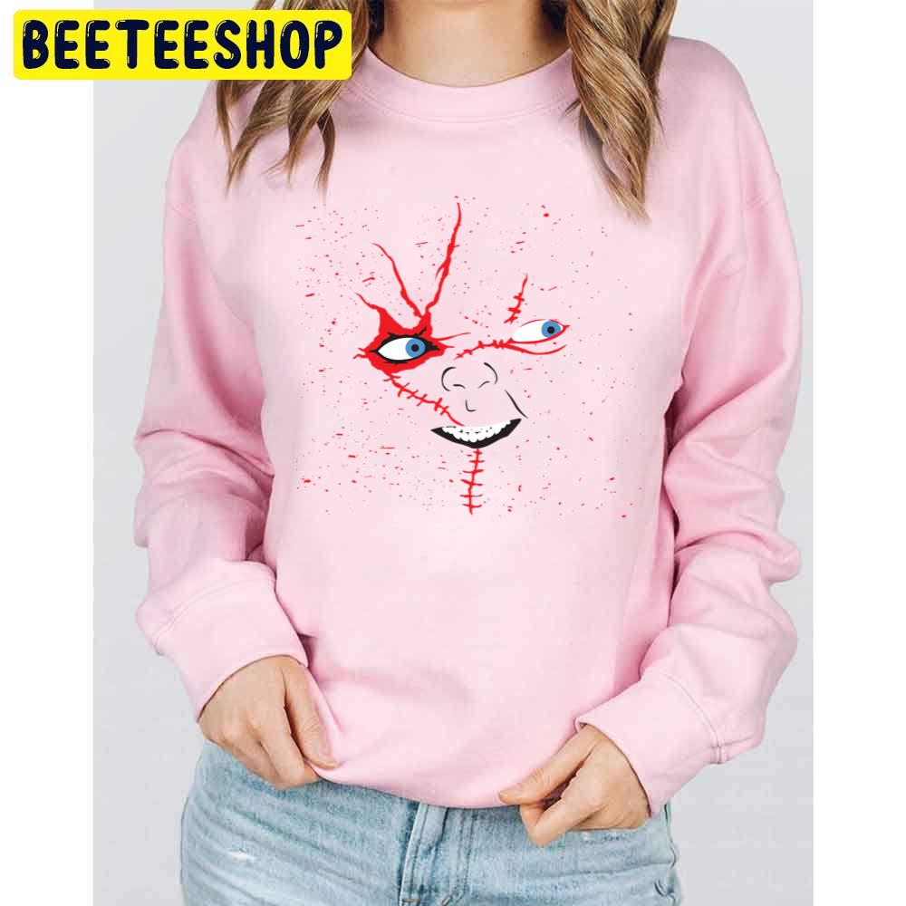 Chucky Sacry Face Halloween Trending Unisex Sweatshirt Chucky Sacry Face Halloween Trending Unisex Sweatshirt
