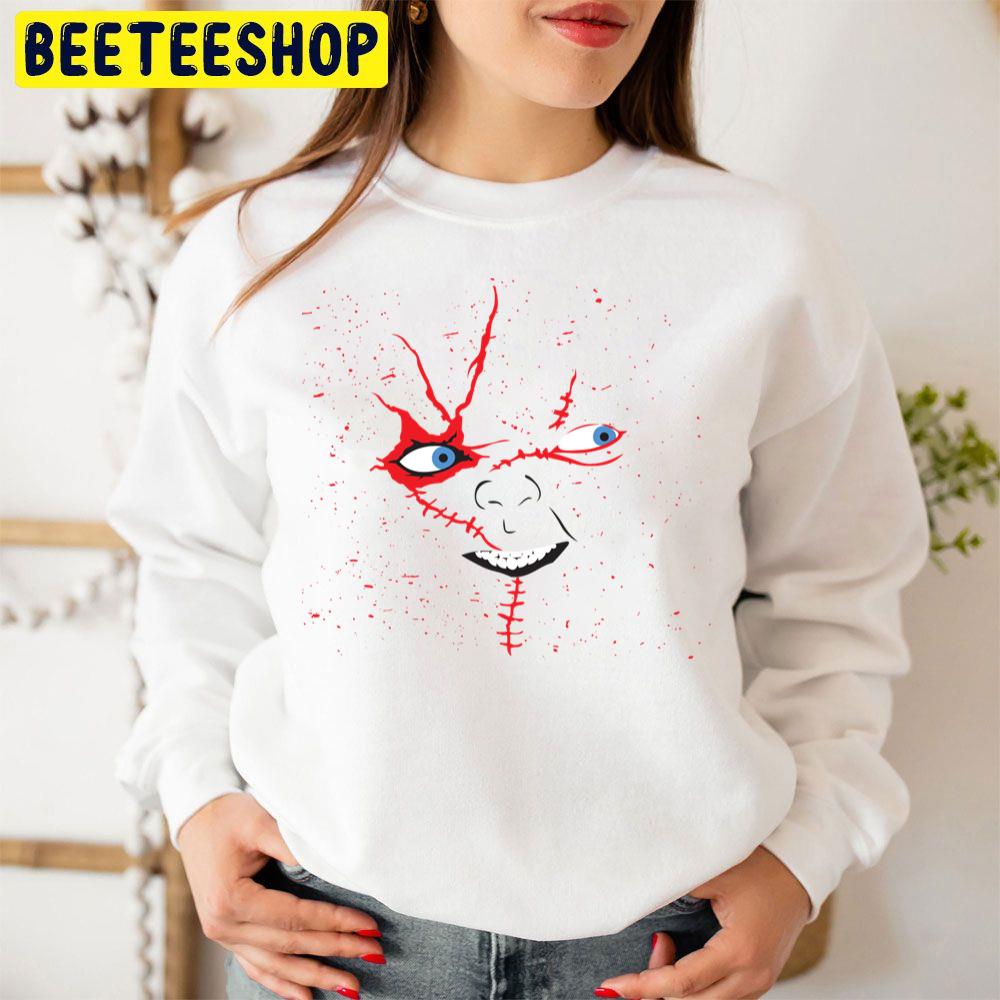 Chucky Sacry Face Halloween Trending Unisex Sweatshirt Chucky Sacry Face Halloween Trending Unisex Sweatshirt