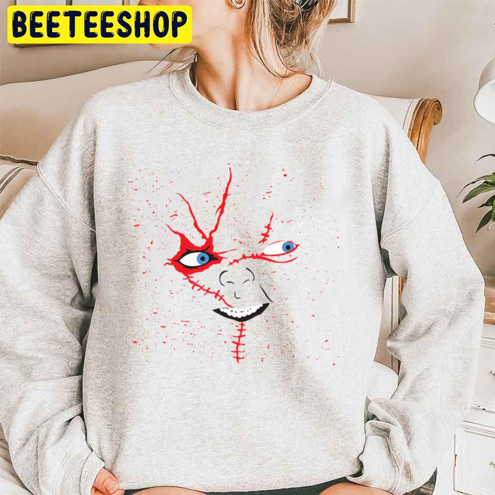 Chucky Sacry Face Halloween Trending Unisex Sweatshirt Chucky Sacry Face Halloween Trending Unisex Sweatshirt