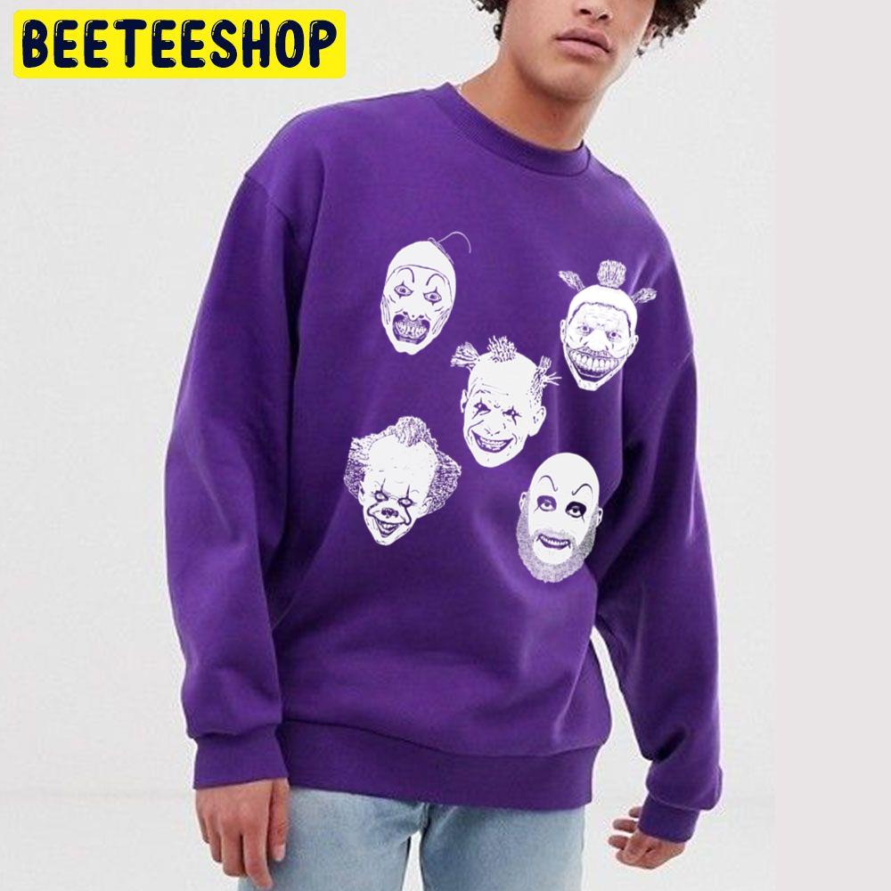Clowning Around Terrifier Movie Halloween Trending Unisex Sweatshirt Clowning Around Terrifier Movie Halloween Trending Unisex Sweatshirt