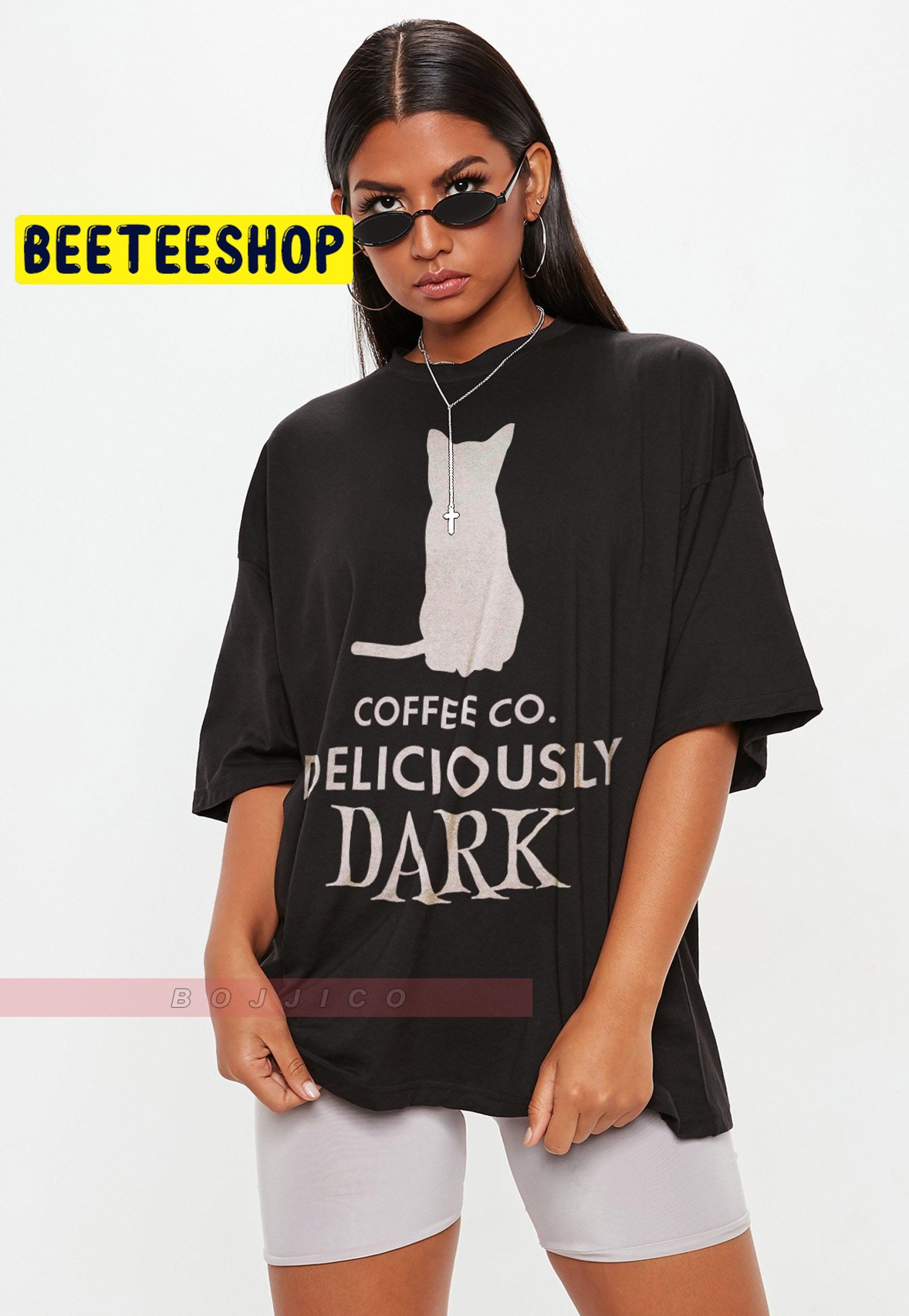 Coffee Co Deliciously Dark Cats Trending Unisex T-Shirt Coffee Co Deliciously Dark Cats Trending Unisex T-Shirt