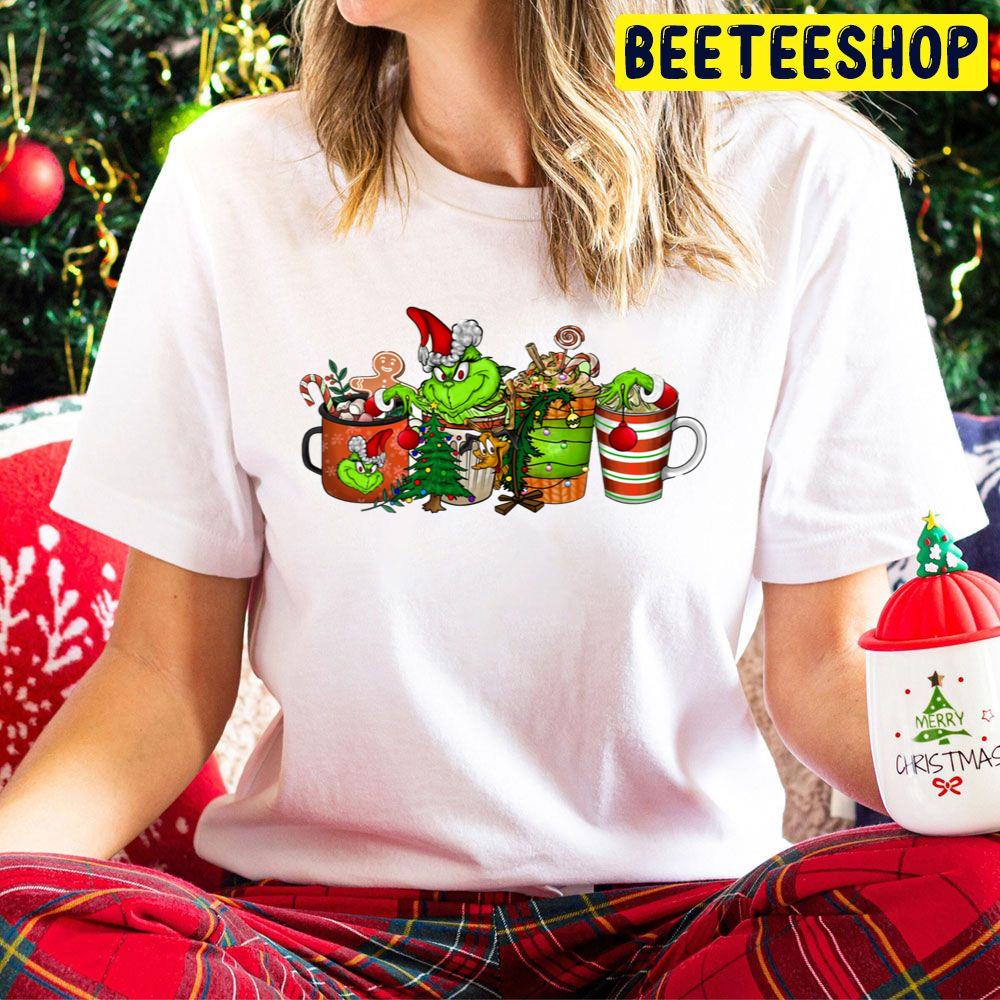 Coffee Cup Grinch For Christmas Trending Unisex Hoodie Coffee Cup Grinch For Christmas Trending Unisex Hoodie