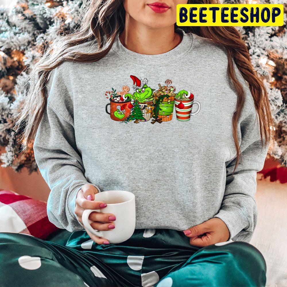 Coffee Cup Grinch For Christmas Trending Unisex Hoodie Coffee Cup Grinch For Christmas Trending Unisex Hoodie