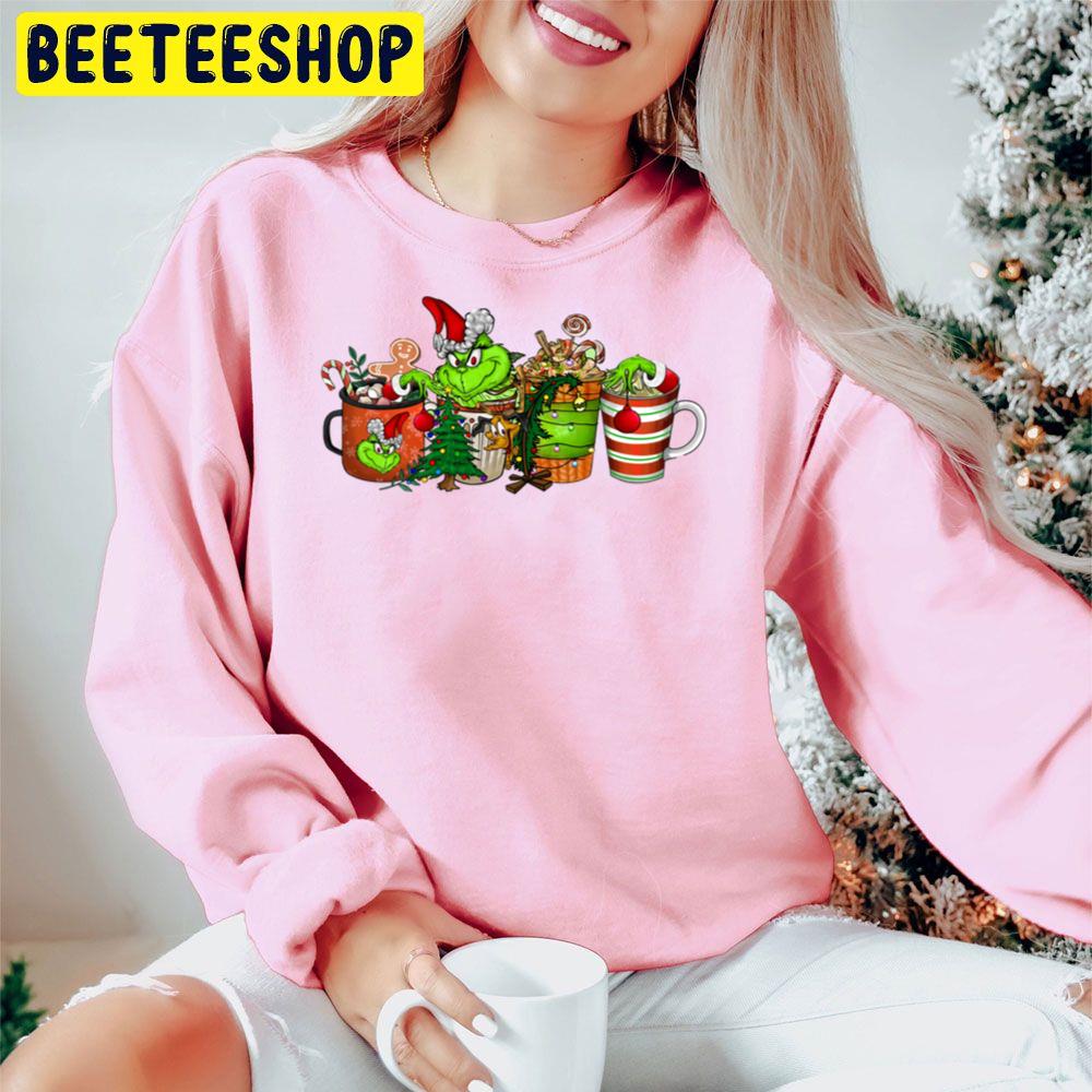 Coffee Cup Grinch For Christmas Trending Unisex Hoodie Coffee Cup Grinch For Christmas Trending Unisex Hoodie