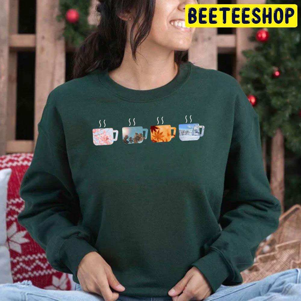 Coffee Time Season Trending Unisex Hoodie Coffee Time Season Trending Unisex Hoodie