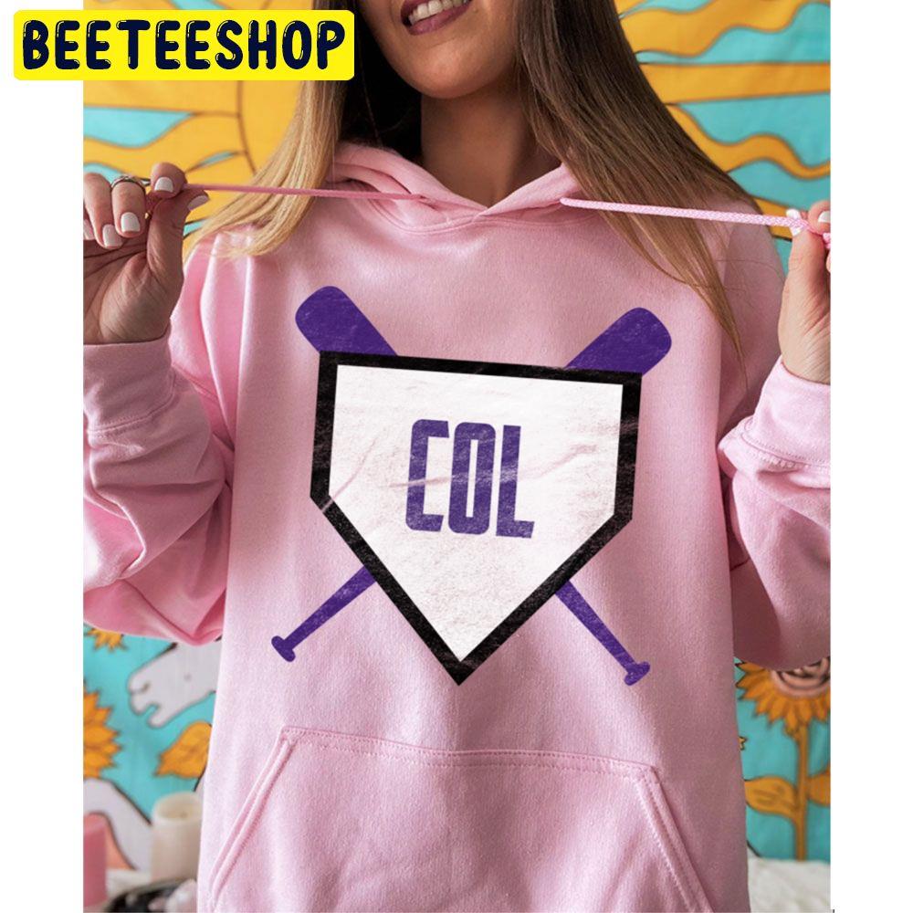 Colorado Abbreviation Retro Home Plate Design Baseball Trending Unisex Hoodie Colorado Abbreviation Retro Home Plate Design Baseball Trending Unisex Hoodie